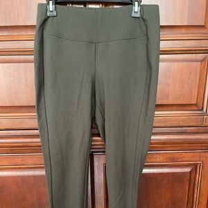 J. Jill Dark GreenPonte Pants Leggings